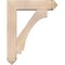 Ekena Millwork Imperial Arts and Crafts Smooth Bracket w/ Offset Brace, Douglas Fir, 7 1/2"W x 30"D x 38"H BKT0806X30X38IMP03SDF - alternate 2
